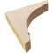 Ekena Millwork 2"W x 10"D x 10"H Thin Olympic Rough Cedar Woodgrain TimberThane Corbel, Primed Tan CORUR02X10X10OLYRCPR - alternate 3